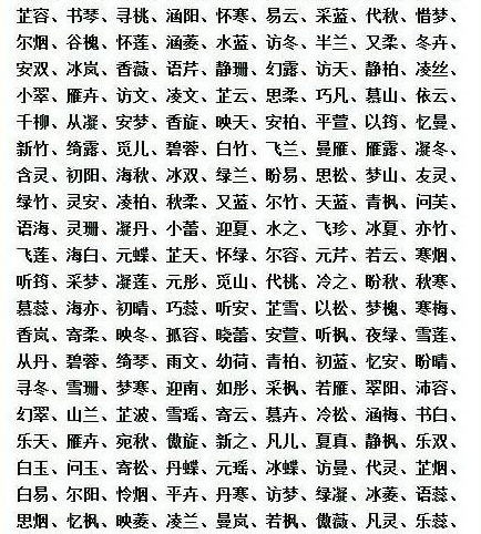 宝宝起名网免费取名字大全