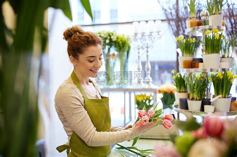 郁金香花店图片