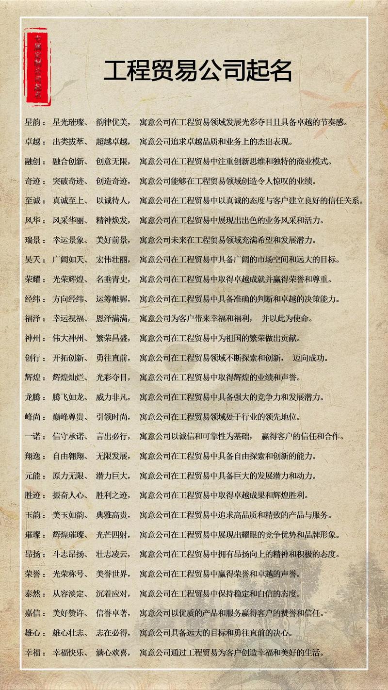 怎么起公司名字大全