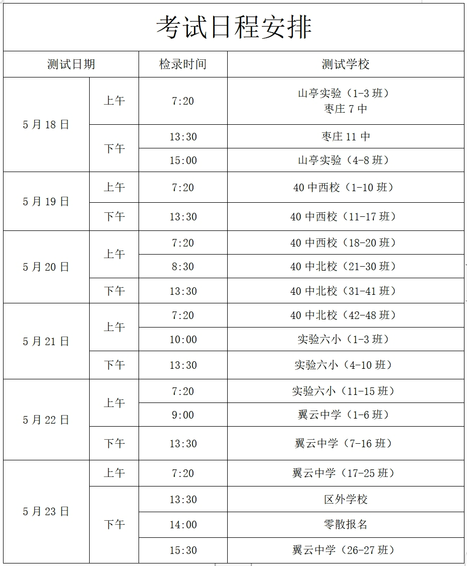 枣庄市第十八中学2024年中考体育考试须知，2024年枣庄市第十八中学中考体育考试指南